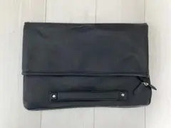 グローバルワーク 合成皮革バッグ　黒　ブラック