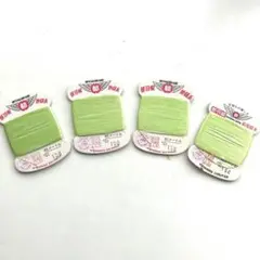 都羽根　絹手縫糸　若芽色