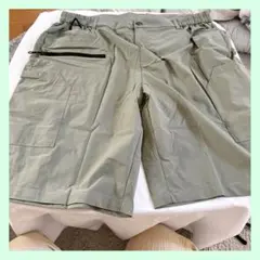 ☆2XL レディース ショートパンツ アウトドア カーキ ショーツ 短パン