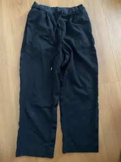 【夏SALE】 裏起毛　レディースパンツ ブラック　黒 36 S
