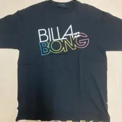 BILLABONG カラフルTシャツ　黒　M