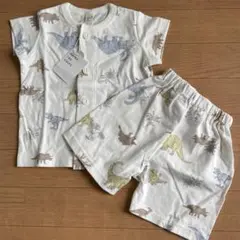 après les cours 恐竜柄 ベビーパジャマ 80cm
