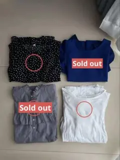 【週末ラッキーセブン価格】　ワンピース　フリルブラウス