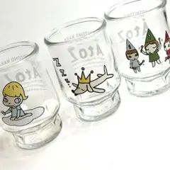 奈良美智 オンナノコ　グラス3点セット Amazon.co.jp: ノーブランド品奈良美智オンナノコ3種グラス