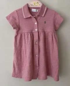 Ralhp Lauren ベビー　シャツワンピース　ピンク　80サイズ