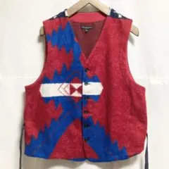 Mサイズ!!ENGINEEREDGARMENTS ポリウール ネイティブベスト