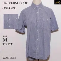 ★美品★ ユニバーシティ トップス シャツ 半袖 ギンガムチェック ボタンダウン