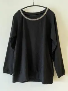 YECCA VECCA*長袖ビジュー付きカットソー