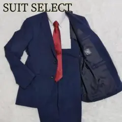 SUIT SELECT セットアップ A5 紺色 スーツ ストライプ