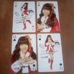 AKB48 河西智美トランプ4枚セット ②
