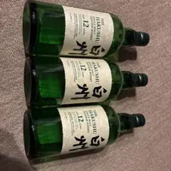 【空瓶】白州 12年 シングルモルトウイスキー 700ml 3本セット（未洗浄）