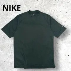 ナイキ Nike 黒 モックネックシャツ DRY FIT Sサイズ G228%