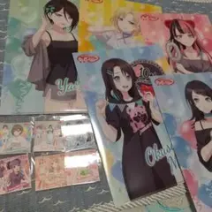 バンドリ! クリアファイル&ステッカー 10th