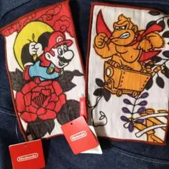 マリオ　ニンテンドーミュージアムNintendo任天堂限定品ハンドタオルセット