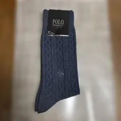 POLO ダークグレー ソックス 25-27cm 新品