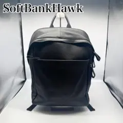 美品 SoftBankHawk 福岡 ソフトバンク ホークス レザー リュック