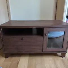 ブラウン テレビ台 引き出し付き