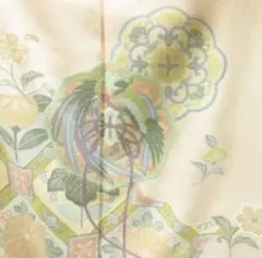 【蒋雪英 監修】付下げ 総刺繍 相良刺繍 蜀江華文 鳳凰 雲 瑞花文 宝相華 袷