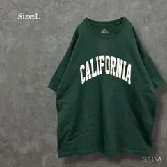 カリフォルニアプリントTシャツ【L】ヘビーウェイト 半袖 オーバーサイズ