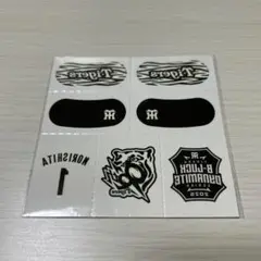 阪神タイガース　フェイスシール　ブラックアイシールド　1番森下選手