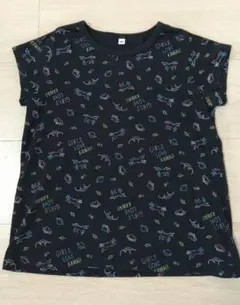 Tシャツ　130cm　黒地