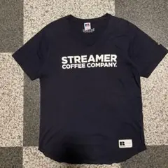 RUSSELL ATHLETIC VネックTシャツ 企業T 90s 00s