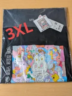 ユニクロ　ラブブ　3XL　黒