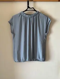 NOLLEY'S ネックギャザージョーゼットブラウス