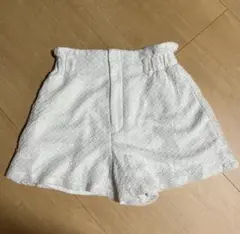 rienda ホワイトショートパンツ