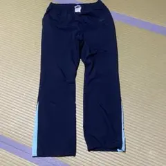adidasネイビー ジャージパンツ M