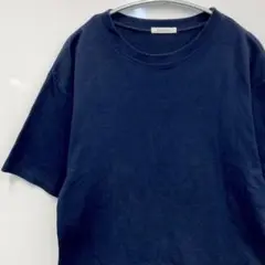 【eversince】 半袖シャツ フロント ドローストリング ネイビー F