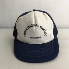 【USA古着】PROFESSIONAL ELECTRIC メッシュキャップ 紺