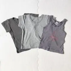 PETIT BATEAU ベルメソ　アンダーシャツ 110cm 3枚セット