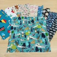 ★C331★ カットクロス/プリント生地/国産/25cm×25cm/10点