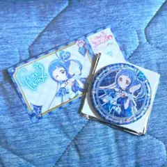 キミとアイドルプリキュア キミプリ展 キュアウインク 缶バッジ サイン 入場特典