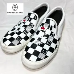 CASTELBAJAC チェッカーパターンスリッポン