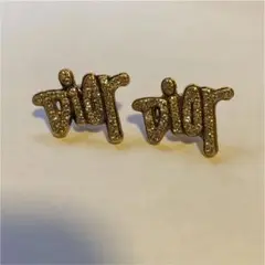 Dior ピアス ロゴ ヴィンテージ