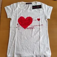 未使用MILSQUR ハートプリント Tシャツ