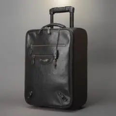 BALENCIAGA バレンシアガ トロリー キャリーバッグ レザー ブラック
