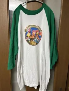 【古着】フラグルロック　ラグラン　グリーン