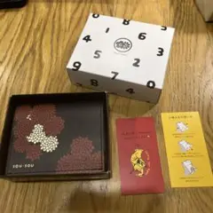 未使用SOU・SOU×クアトロガッツ 小さいふ。雲間に菊くもまにきく SOU・SOU × QUATRO GATS 小さいふ。