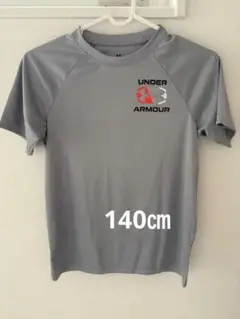 【新品】UNDER ARMOUR 半袖シャツ グレー YM/JM/J-M