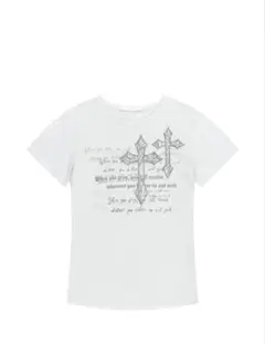 AAKAM Laced CROS2 Patch Half Top (White
