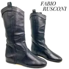 Fabio Rusconi ファビオルスコーニ レザーショートブーツ 23cm