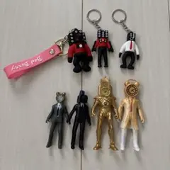 【匿名配送】スキビディトイレ フィギュア　キーホルダー7体セット
