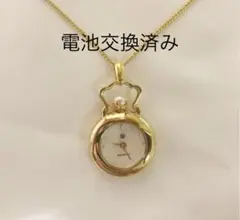 JAL オリジナル パールペンダントウォッチ ミキモト