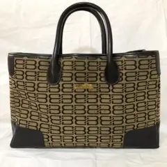 バレンシアガ トートバッグ モノグラム キャンバス レザー ハンドバッグ