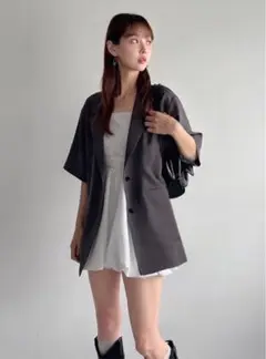 GRL 新品 ハーフスリーブジャケット