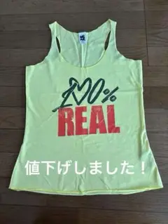 正規品！ZUMBA タンクトップ イエロー