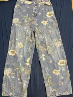 花柄デニム